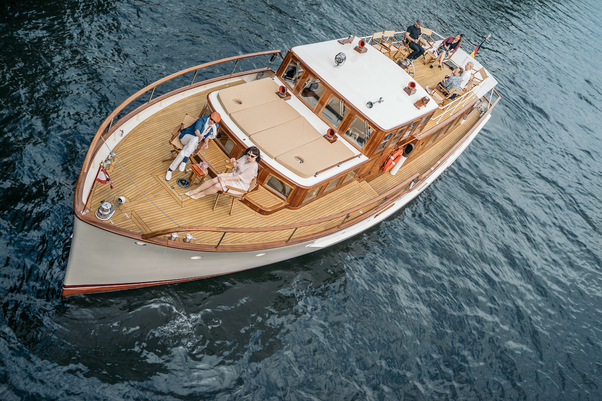 Motoryacht Fitzgerald Seitenansicht
